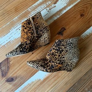 Matisse Women's Leopard Wedge Nugent Bootie